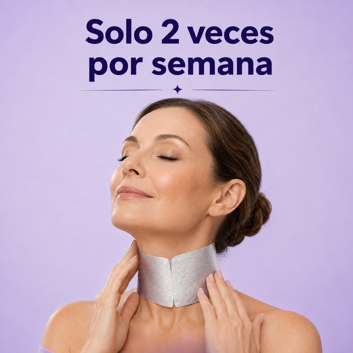 VELORA Mascarilla de Cuello + Péptidos e Hidratación
